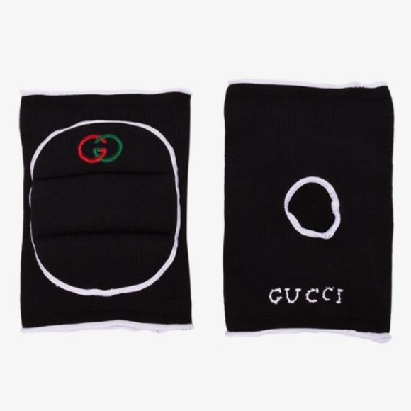 GUCCI Embroidered Logo Knee Pads😳🔥😱 - Picture 3 of 15